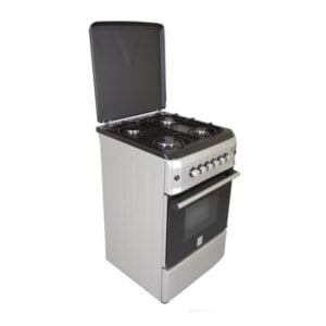 Mika Standing Cooker, 50cm X 55cm, 4GB, Gas Oven, Silver - Image 2