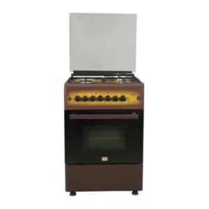 Mika Standing Cooker Full Gas, 58cm X 58cm, 4GB, Gas Oven, Brown - Image 3