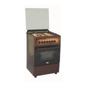 Mika Standing Cooker Full Gas, 58cm X 58cm, 4GB, Gas Oven, Brown