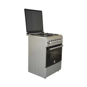 Mika Standing Cooker, 58cm X 58cm, 3 + 1, Electric Oven, Half Inox - Image 2