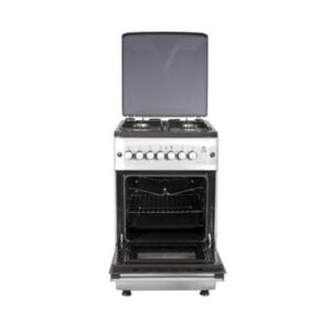 Mika Standing Cooker, 50cm X 55cm, 4GB, Electric Oven, Silver - Image 3