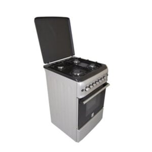 Mika Standing Cooker, 50cm X 55cm, 4GB, Electric Oven, Silver