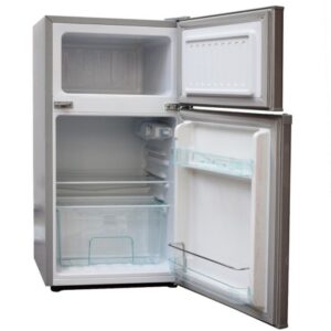 RAMTONS 90 LITRES DOUBLE DOOR DIRECT COOL FRIDGE, SILVER- RF/222 - Image 2