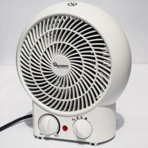 RAMTONS WHITE FAN HEATER, 2 HEAT SETTINGS- RM/475 - Image 2