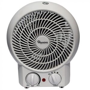 RAMTONS WHITE FAN HEATER, 2 HEAT SETTINGS- RM/475