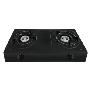 AMAZE 2 Burner Gas Cooker 7102 Black