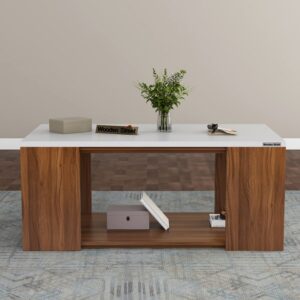 Julz Modern Design Coffee Table With Storage - Image 2