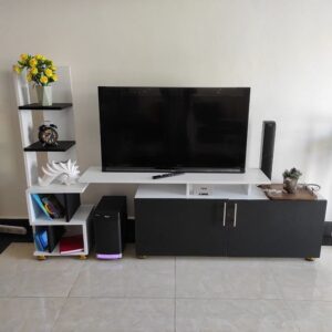 Lima Décor Modern Tv Stand  2Pcs Set