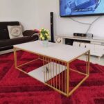 Polly Modern Design Coffee Table Off White