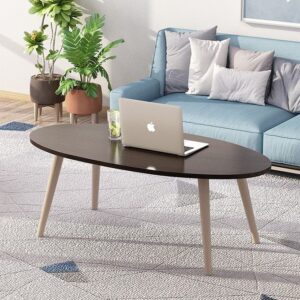 Shee Nordic Oval Coffee Table-Black