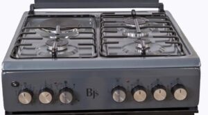 BJS Standing Cooker Electric Oven with Turbo Fan 3 Gas+1 Hot Plate, 60x60cm - Image 2