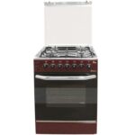 Ramtons 4 Gas 55x55 Dark Red Cooker 5694- Eb/303