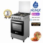 Nunix Standing Cooker, 50x55cm, 3+1, Electric Oven