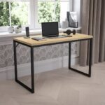 Olympus 1.2M Office Desk Workstation With Black Metal Frame (Unassembled)