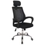 Ergonomic High Back Mesh Office Chair With Tilt Tension and Headrest