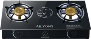 AILYONS Glass Top Double Burner  GS014-2