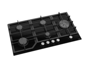 Mika Built In Gas Hob, 90cm, Glass - Image 4