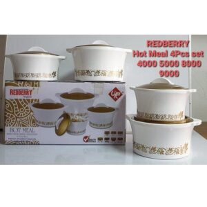 Redberry 4 Pieces Hot Meal Hot Pots