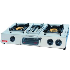 Ramtons Gas Cooker 2 Burner Stainless Steel- Rg/504 - Image 3