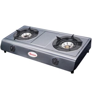 Ramtons Gas Cooker 2 Burner Teflon - Rg/515