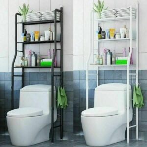 Over The Toilet Rack, Bathroom Stand Storage Organizer Accessories - Image 3