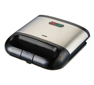 Mika Sandwich Maker, 2 Slice, 750W, Black & SS MSAN400/SSB