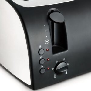 Ramtons  4 Slice Pop Up Toaster Stainless Steel- Rm/195 - Image 3