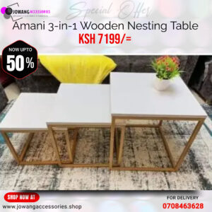 Amani Nesting Coffee Tables 3 Pcs Set