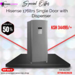 Hisense Fridge 176 Liters with Water Dispenser