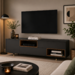 Nyali 5ft Modern Tv Stand - Black