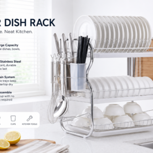 Nunix 3-Tier Dish Drainer
