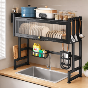 Over-the-Sink Kitchen Storage Rack