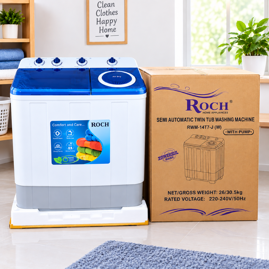 Roch 14KG Twin Tub Washing Machine